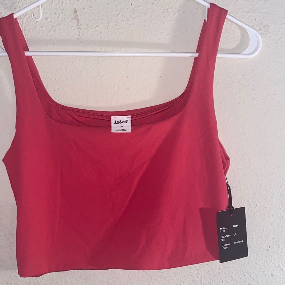 Classic Red Crop Top